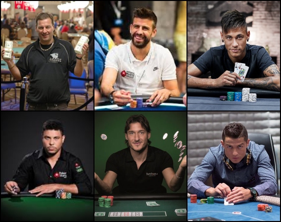 6 footballers who love to play poker