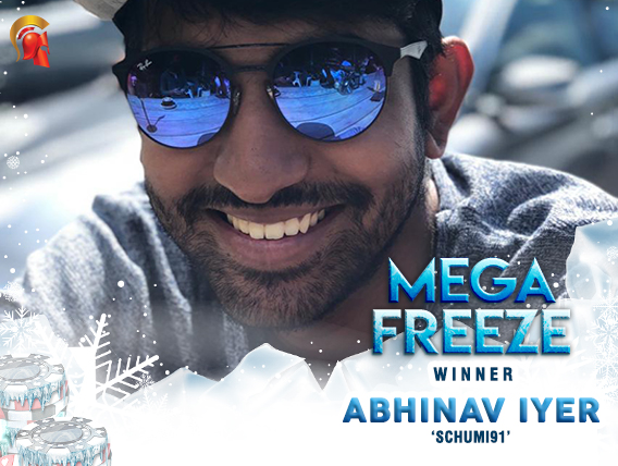 Abhinav Iyer takes down Spartan Mega Freeze