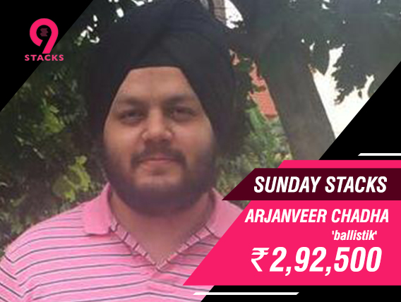 Arjanveer Chadha Sunday Stacks Winner