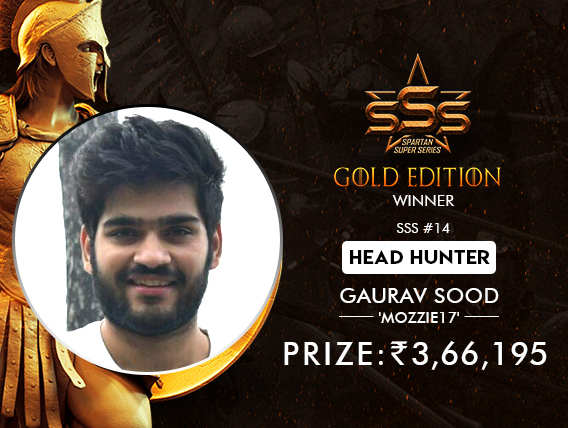 Gaurav Sood Gold SSS Winner