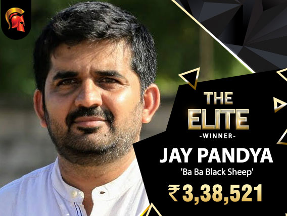 Jay Pandya The Elite Winner