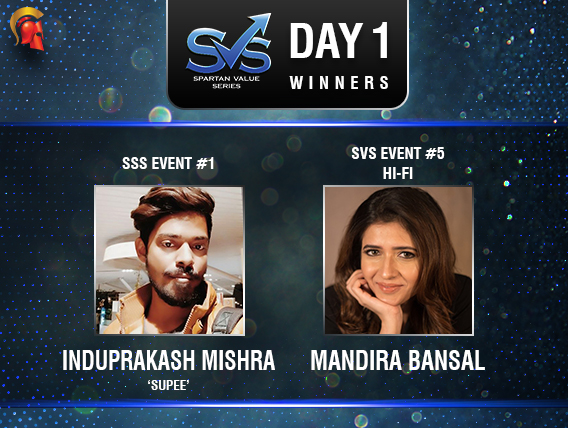 Mishra and Bansal among winners on SVS Day 1