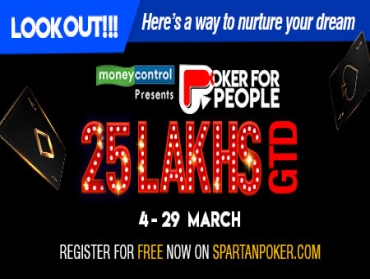Moneycontrol and Spartan Poker to host 25L GTD 'Poker for People'