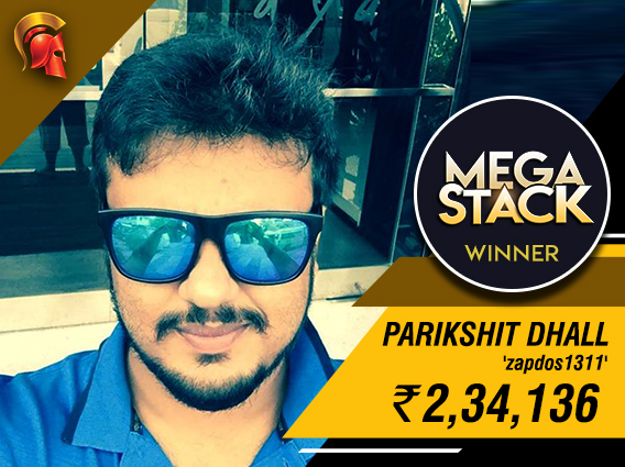 Parikshit Dhall Mega Stack Winner
