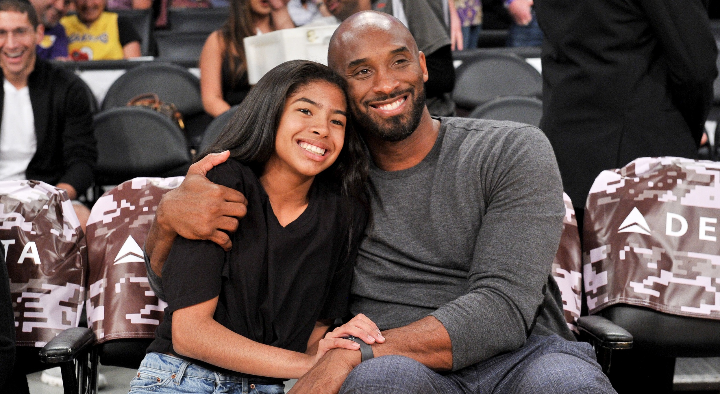 Celebrities At The Los Angeles Lakers Game