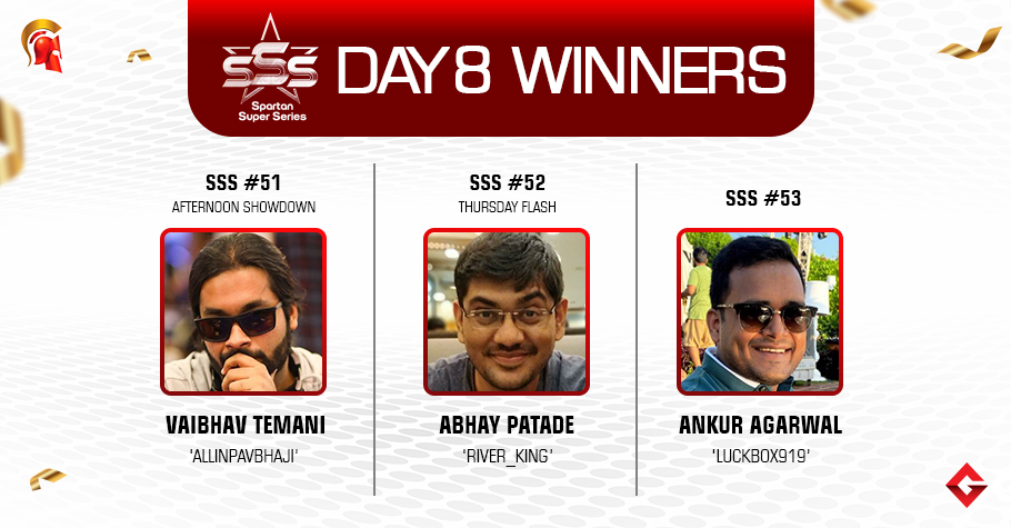 Temani, Patade, Agarwal triumph on SSS Day 8