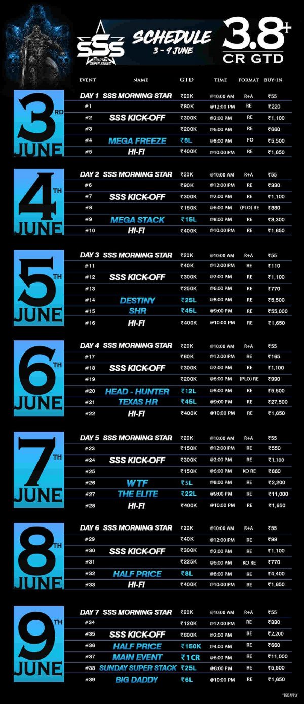 SSS June Schedule