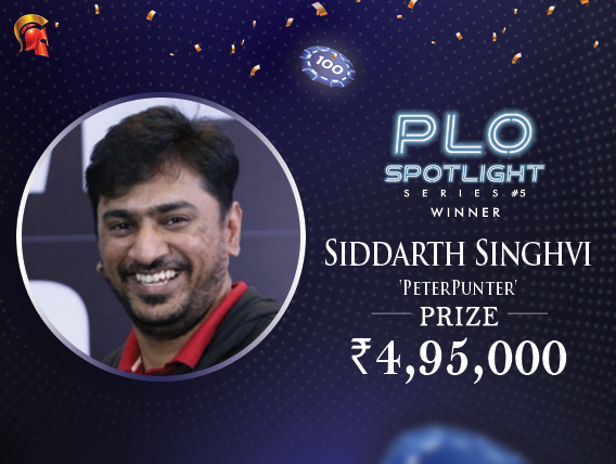 Siddarth Singvi PLO Winner