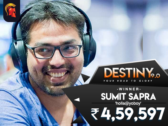 Sumit Sapra Destiny Winner