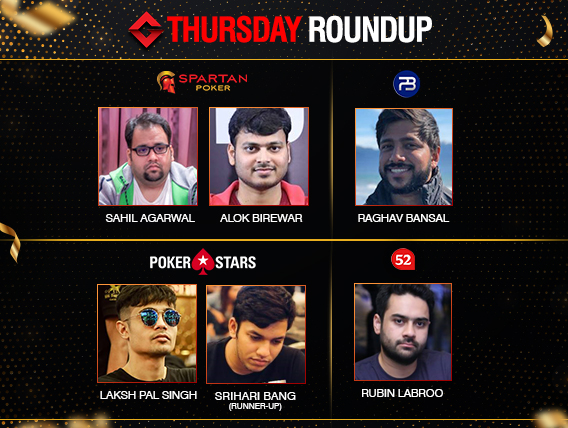 Thursday Roundup: Sahil Agarwal wins SSS Super High Roller!