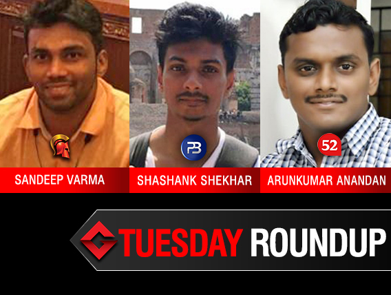 Tuesday Roundup: Varma, Shekhar, Anandan among title winners