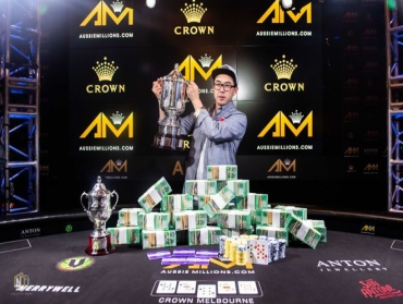 Vincent 'Wonky' Wan ships Aussie Millions 2020 Main Event