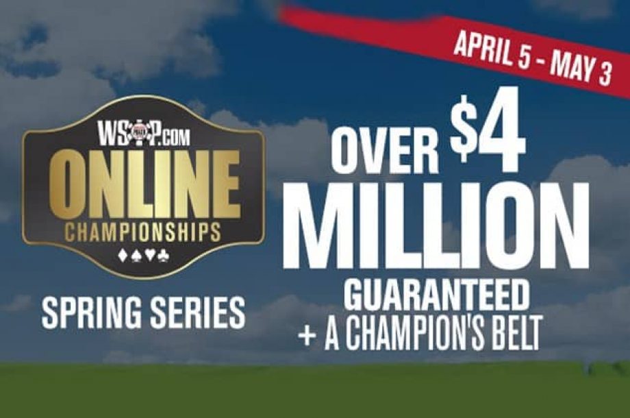 WSOP Online Series begins in Jersey, Nevada, Delaware