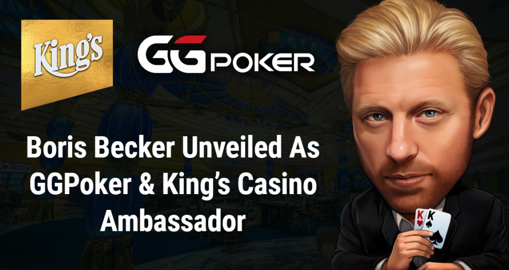 GGPoker and King’s announce Boris Becker as brand ambassador