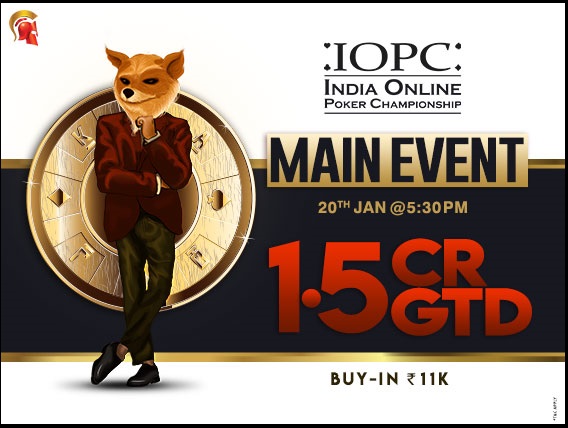 2019 IOPC’s Main Event has a staggering 1.5CR GTD