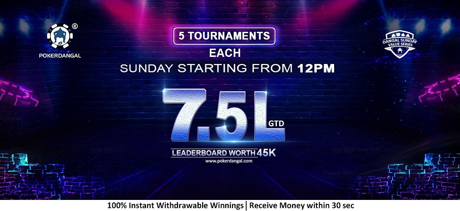 Gear up for PokerDangal's Sunday Value Series!