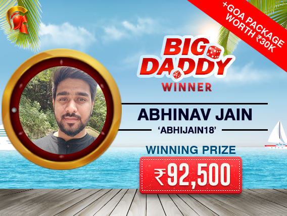 Abhinav Jain wins Big Daddy title on Spartan