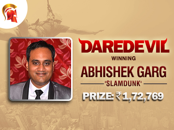 Abhishek Garg ships DareDevil on Spartan