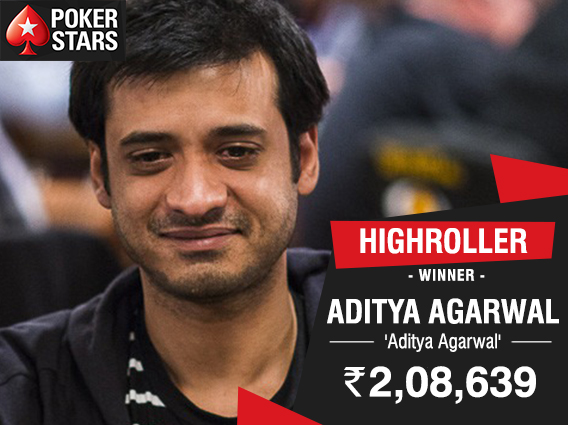 Aditya Agarwal chops PokerStars India Highroller