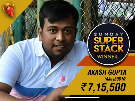 Akash Gupta wins Spartan Sunday SuperStack