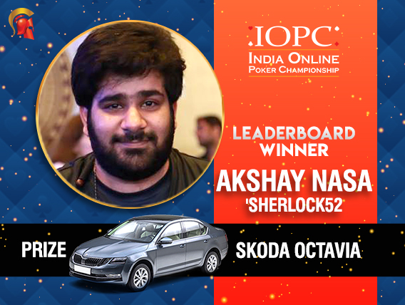 Akshay Nasa tops IOPC LDB; wins Skoda Octavia