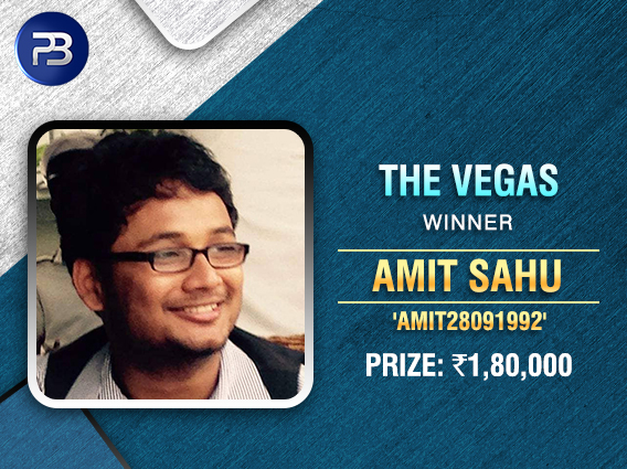 Amit Sahu wins The Vegas on PokerBaazi