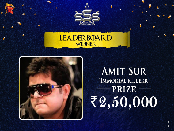 Amit Sur tops Spartan SSS April Leaderboard