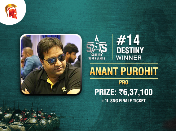 Anant Purohit ships SSS Destiny tournament on Spartan