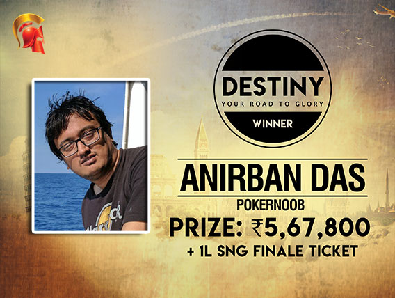 Anirban Das wins another Destiny title on Spartan