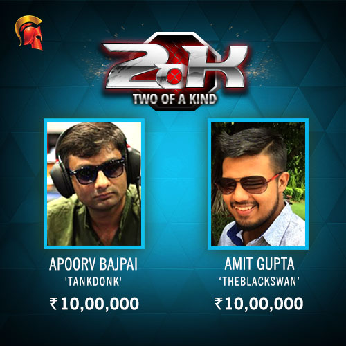 Apoorv Bajpai and Amit Gupta Spartan’s 2.o.K Winner