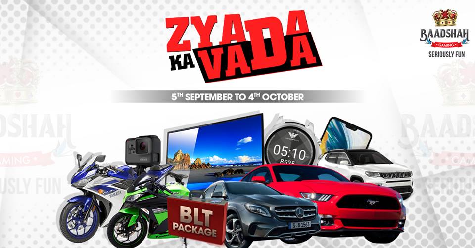 Baadshah Gaming introduces 'Zyaada ka Vada' promotion