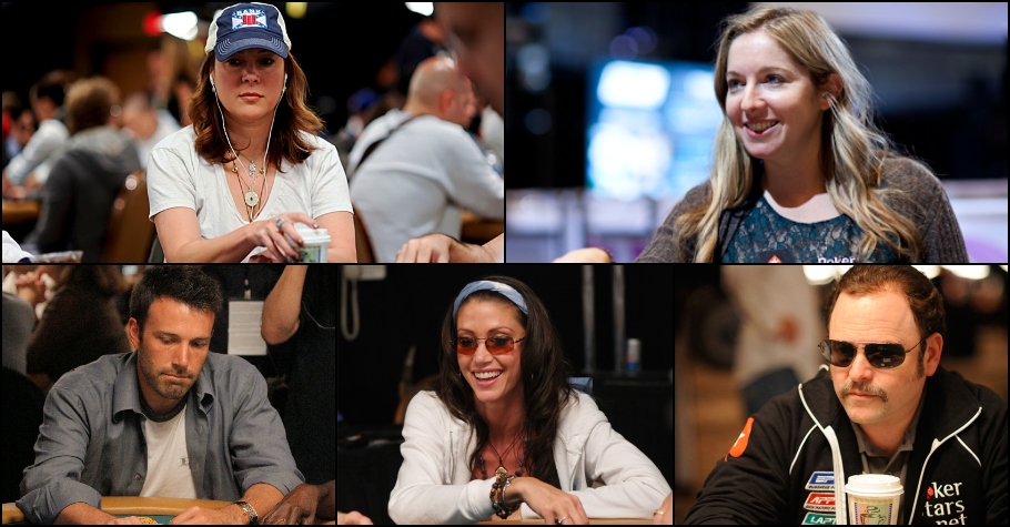 Five Hollywood SuperStars in Poker World