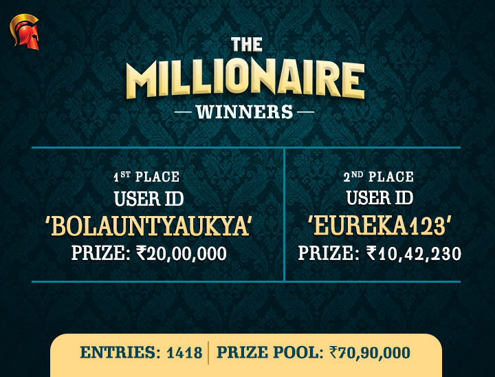 ‘BolAuntyAuKya’ is March Millionaire on Spartan