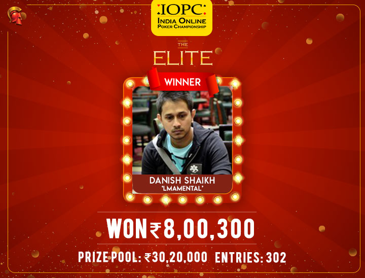 Danish Shaikh The Elite Winner