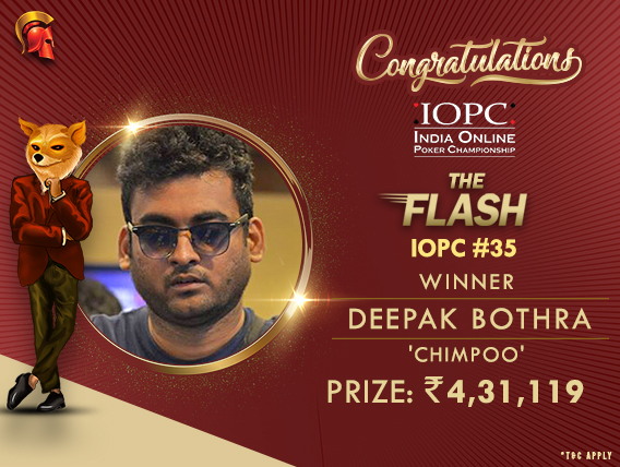 Deepak Bothra conquers The Flash on IOPC Day 7