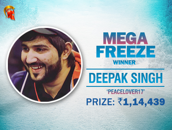 Deepak Singh wins Mega Freeze after 3-way deal