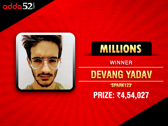 Devang Yadav ships Adda52 Millions