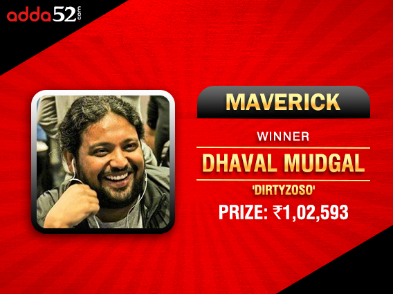 Dhaval Mudgal ships Maverick on Adda52