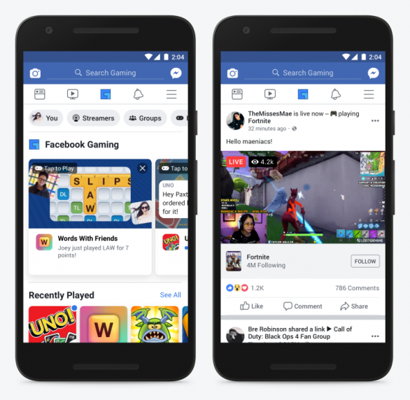 Facebook to add dedicated ‘Gaming’ icon on navigation bar