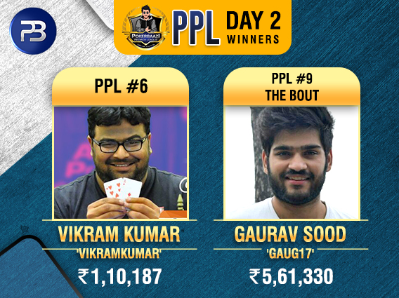 Gaurav Sood, Vikram Kumar win titles on PPL Day 2