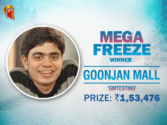 Goonjan Mall beats Gokul Raj to win Mega Freeze