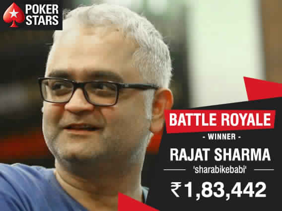 Rajat Sharma wins PokerStars India Battle Royale PKO