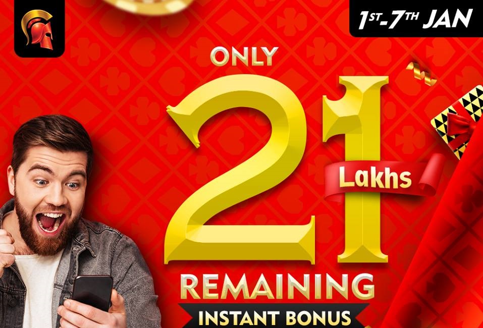 Hurry! Only 21L left in Spartan’s Instant Bonus