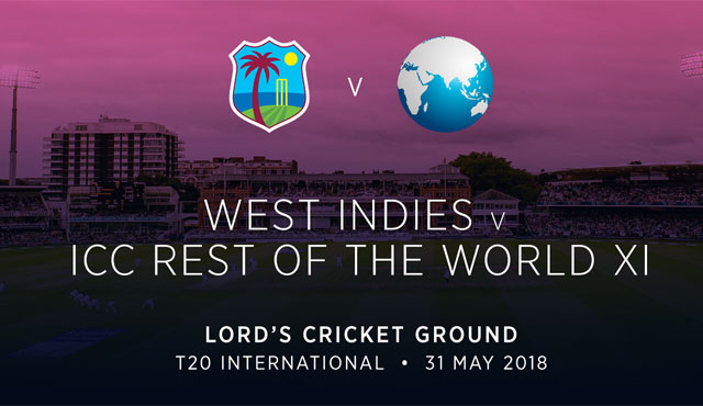 ICC World XI to play Windies in a Charity Match
