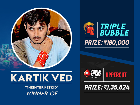 Kartik Ved ships Triple Bubble and Uppercut in one night