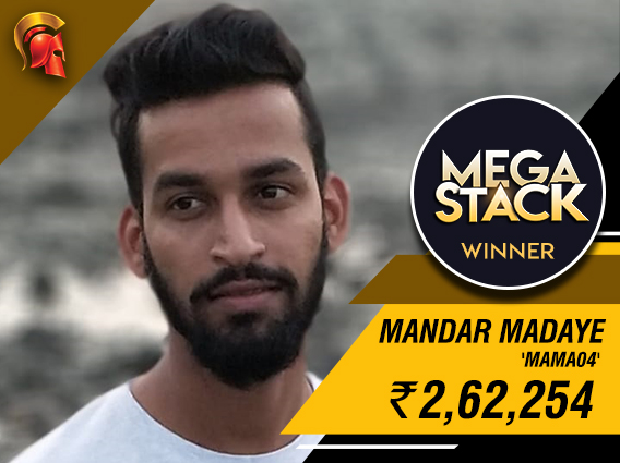 Latest Mega Stack title goes to Mandar Madaye