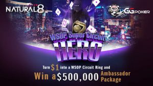 Turn $1 into a WSOP Circuit Ring on Natural8!