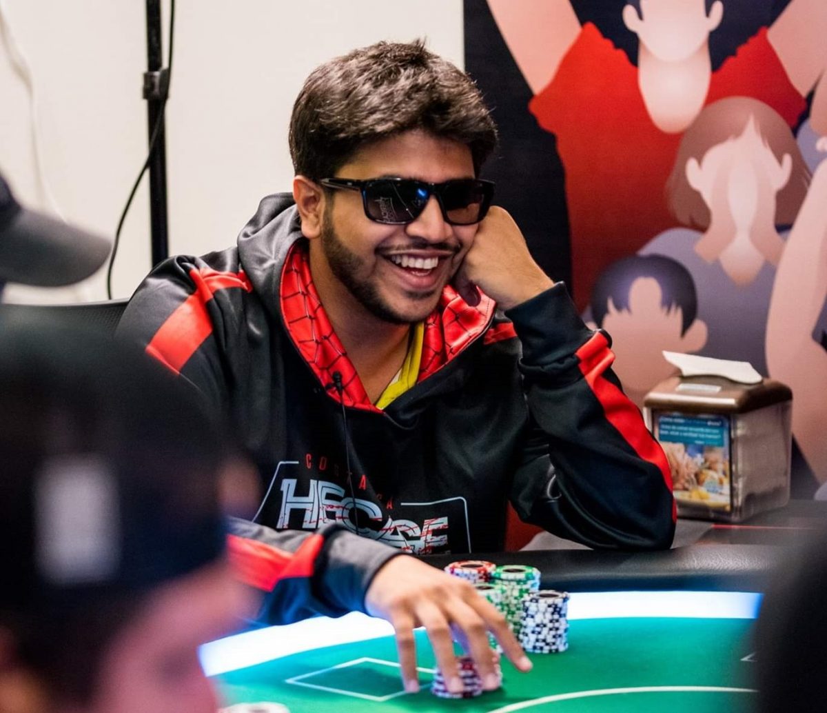 Neel Joshi bubbles FT at Venetian DeepStack