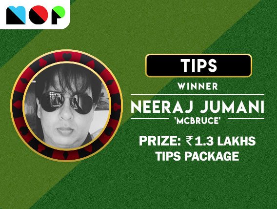 Neeraj Jumani converts Rs 110 into TIPS package on MOP