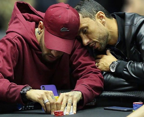 Neymar Jr Plays Online Poker as PSG Clinch Title